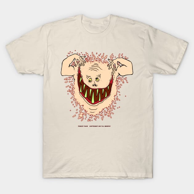 Pinchy Face T-Shirt by spiralsaint